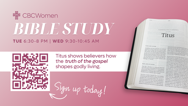 Women's Bible Study - Wednesday Morning